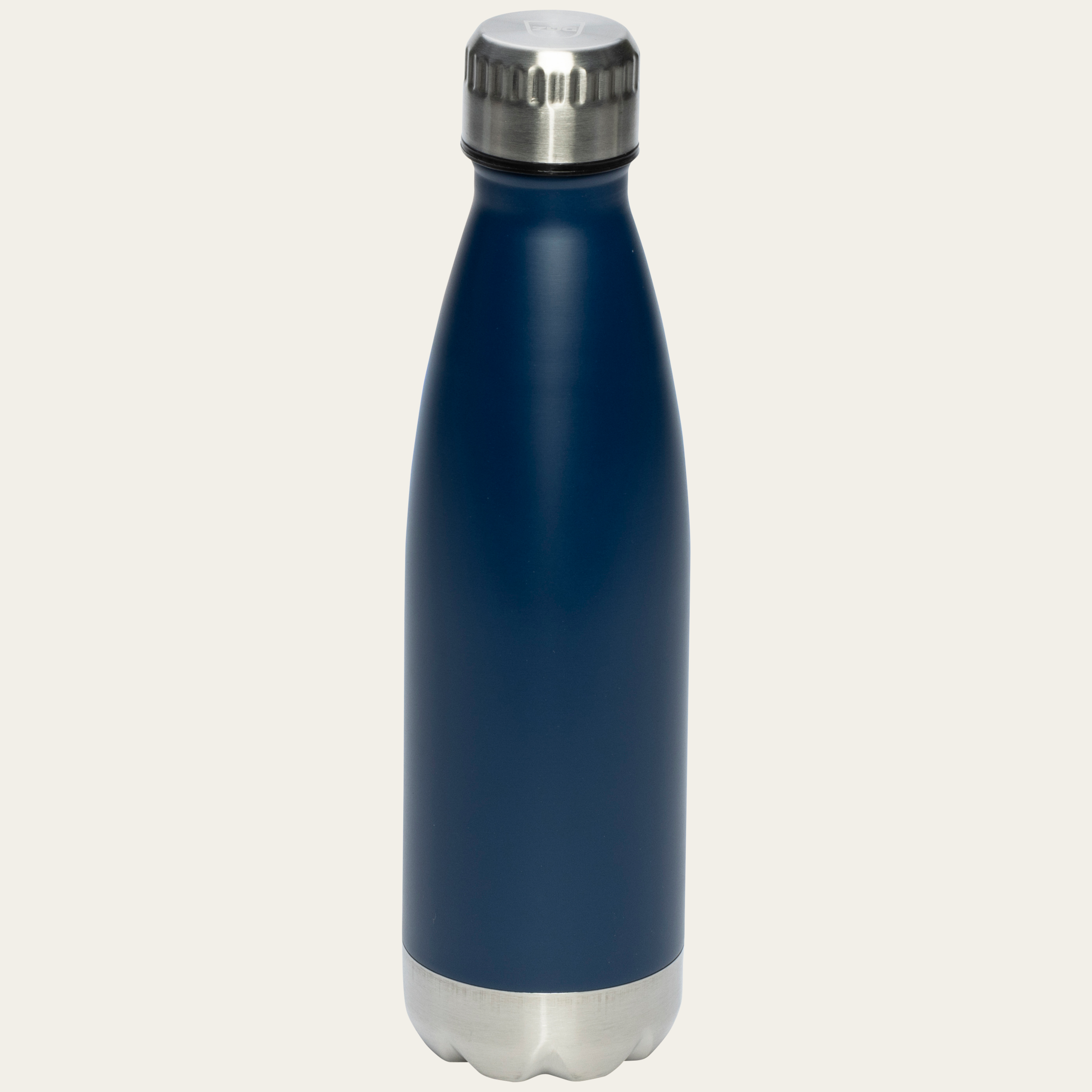 Trinkflasche, blau, Edelstahl, 500ml