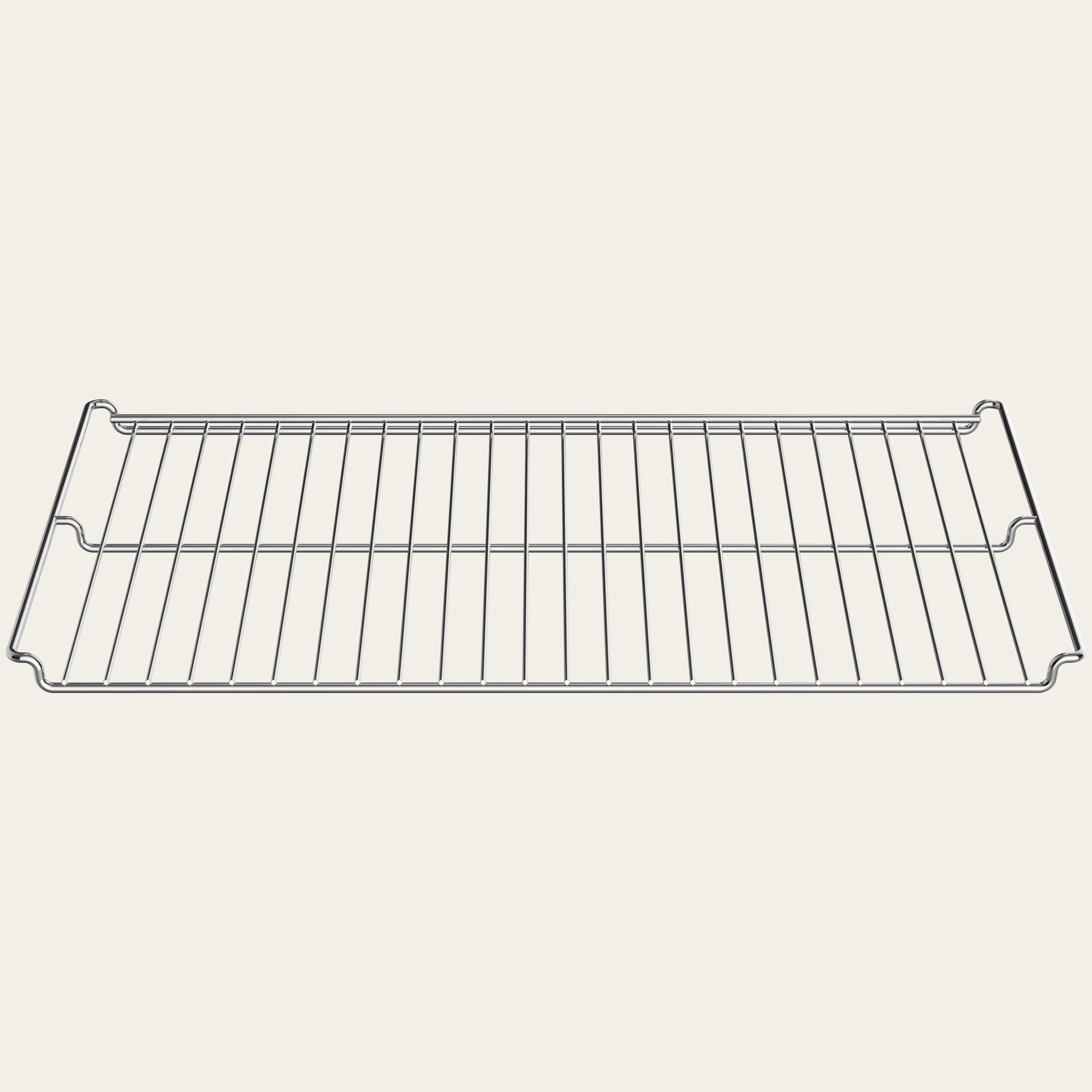 Grille Acier au chrome-nickel, 629 x 370 mm