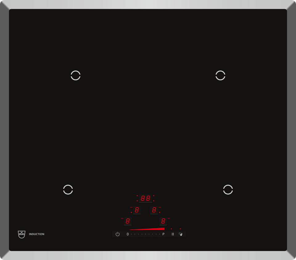 V-ZUG Glass ceramic hob Induction GK47TIMSC
