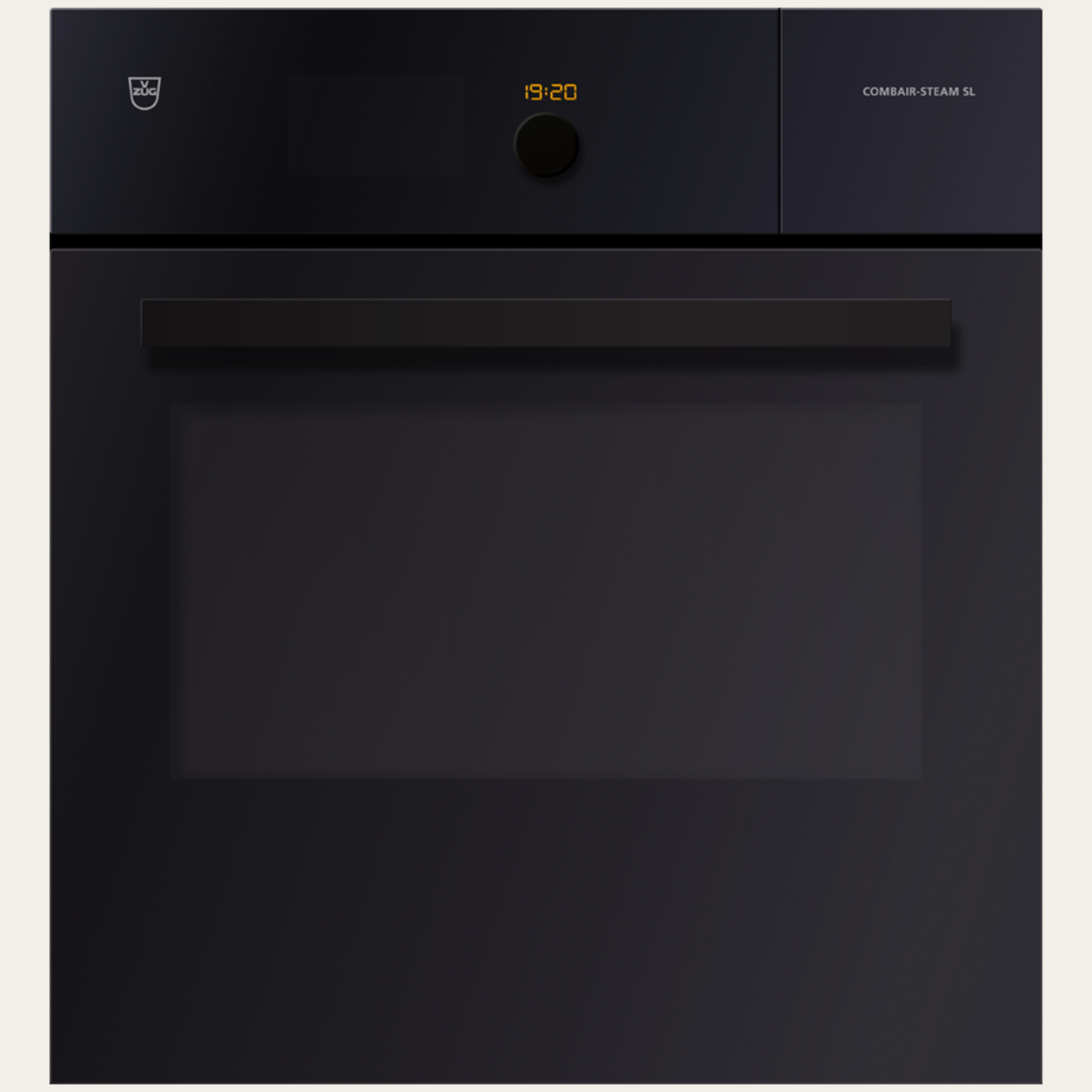 V-ZUG Forno a vapore Combair-Steam SL 60, Standard di larghezza: 60 cm, Norma per l'altezza: 60 cm, Vetroa specchio nero, Maniglia: Maniglia design nera, TouchControl e bottone di regolazione, V-ZUG-Home