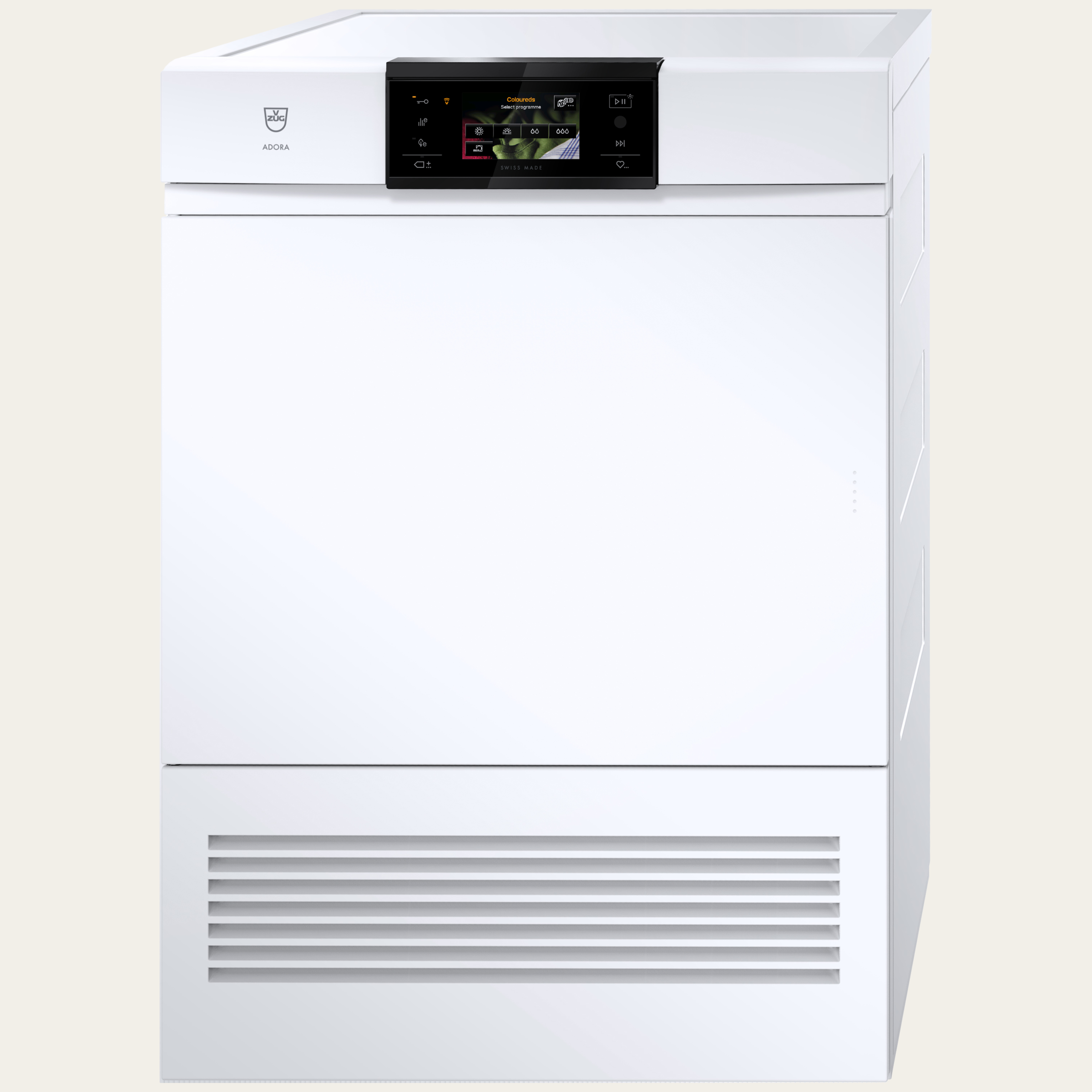 V-ZUG Tumble dryer  AdoraDry V6000, Door hinge: Left, V-ZUG-Home, Nominal capacity: 7 kg, Full-colour graphic display, Air transport according to UN 3358 prohibited