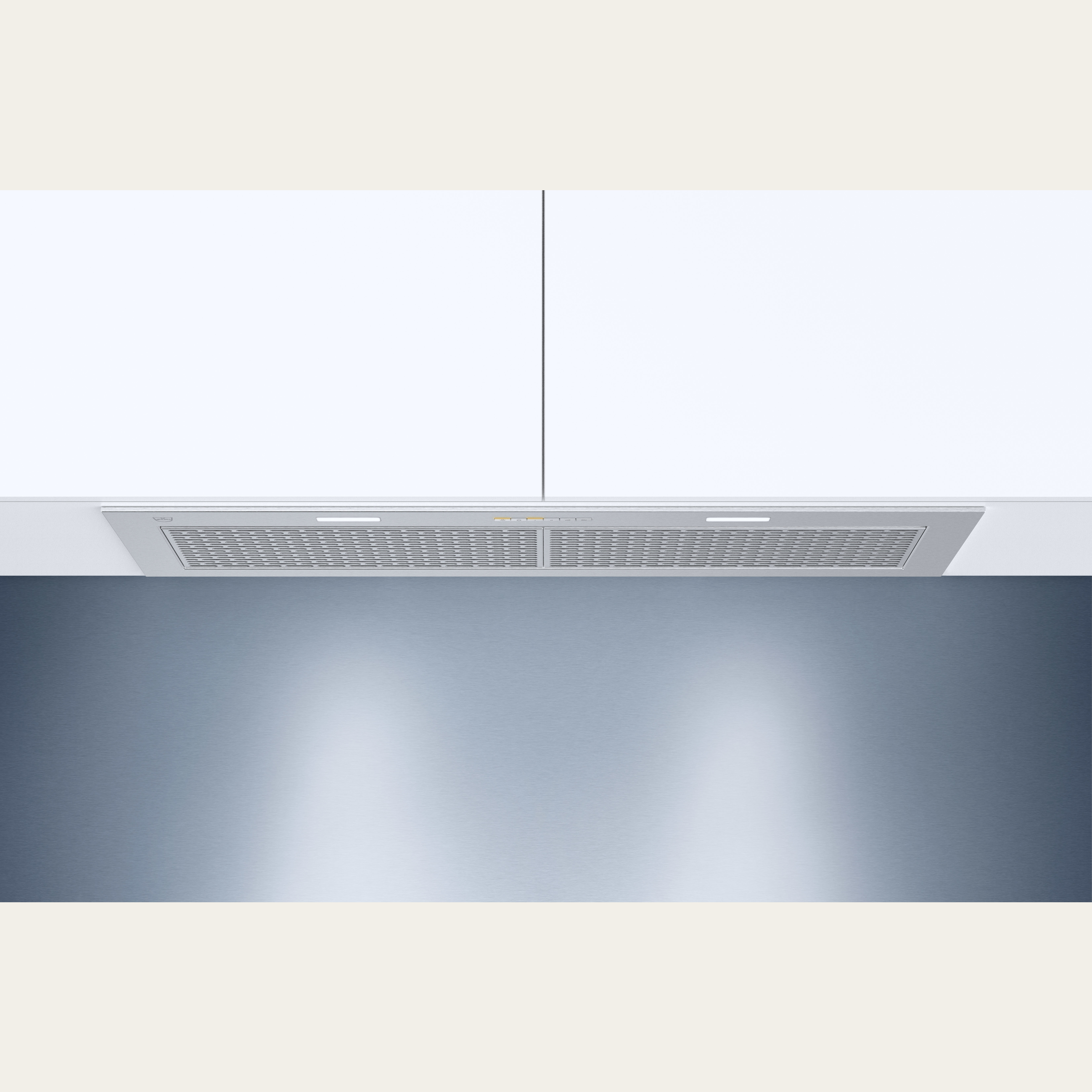 V-ZUG Range hood AiroClearCabinet V4000, Standard width: 90.0 cm, ChromeClass, OptiLink, Energy efficiencyrating: A, Extracted air, recirculation air, push buttons, Installation method: integrated range hood