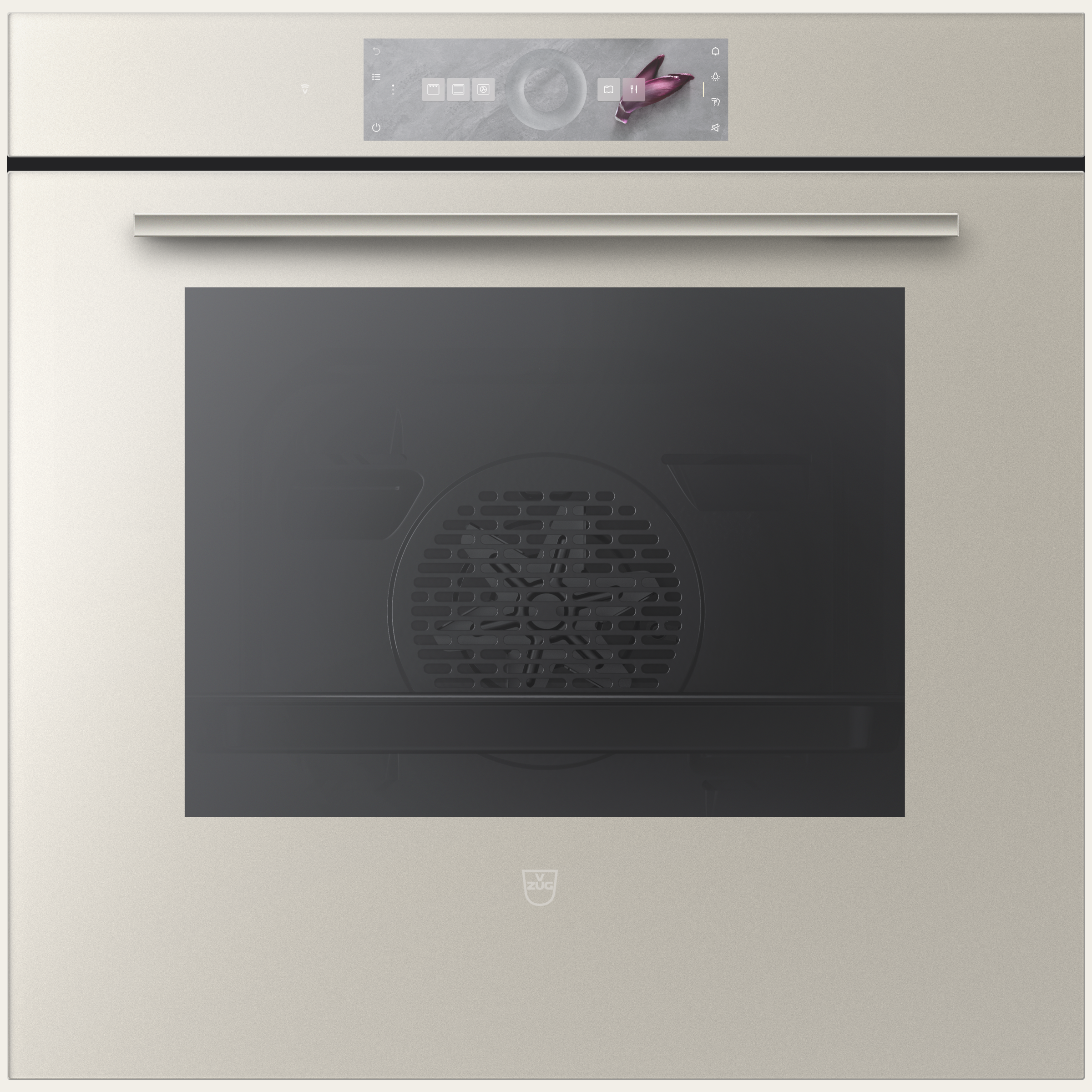 V-ZUG Backofen Combair V6000 60P, Breitennorm: 60 cm, Höhennorm: 60 cm, Spiegelglas Pearl, Touchscreen mit CircleSlider, V-ZUG-Home, Pyrolytische Selbstreinigung