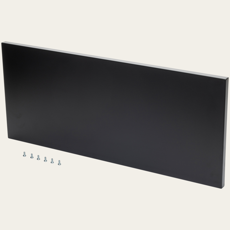 Front panel, W 600 x H 251 mm, Nero