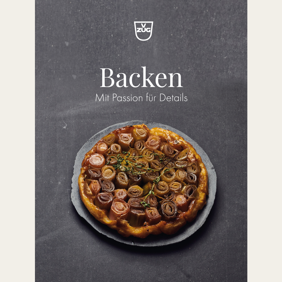 Recipe book 'Baking – With a passion for detail' in German