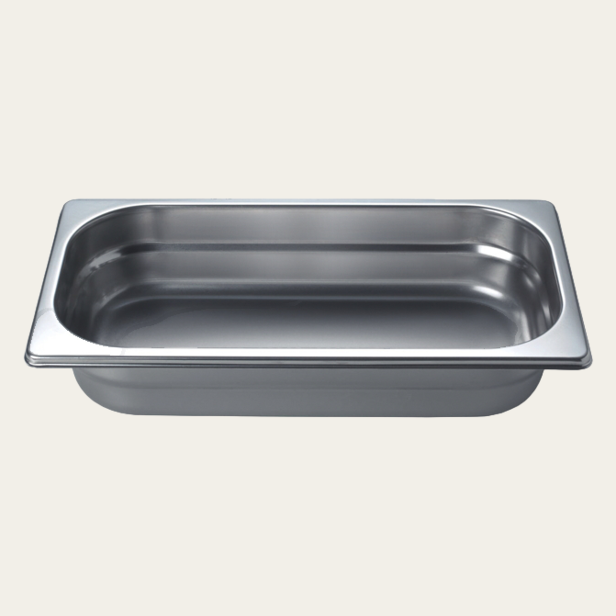 Cooking tray GN1/3, height 65mm, unperforated, packed