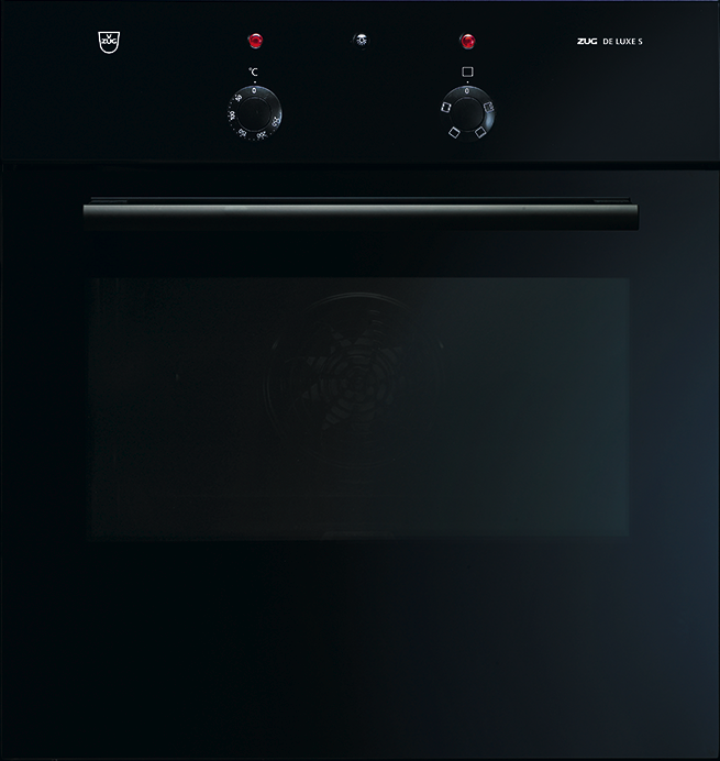 V-ZUG Backofen De Luxe S, Breite 60 cm, Design Nero, Designgriff Nero, 400V, katalytische Selbstreinigung