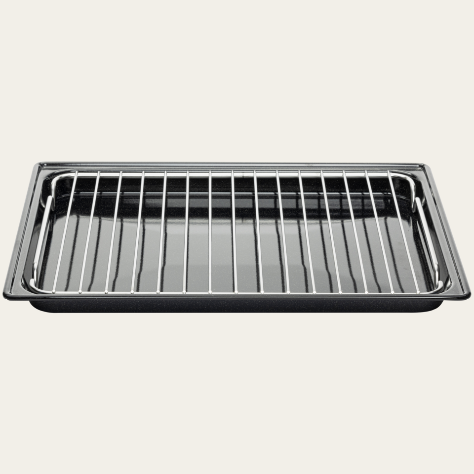 Grille de rôtissage (peu être placée dans la plaque à gâteaux), acierinox, L 390 x P 330 mm