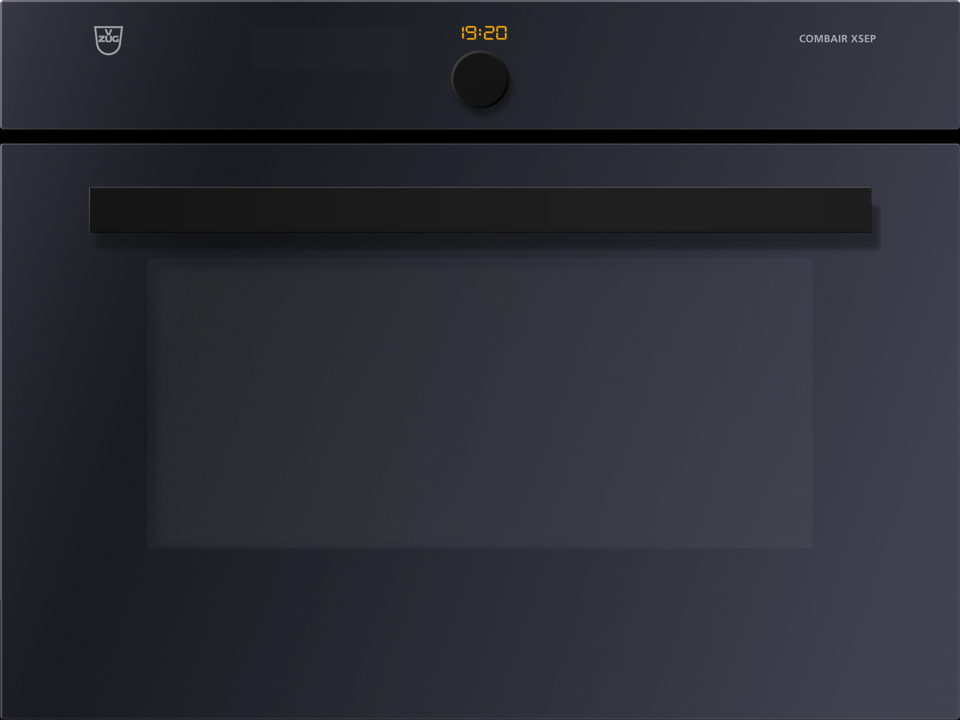 V-ZUG Four Combair XSEP, largeur 60 cm, design Miroir, poignée design Nero, 230 ou 400V, autonettoyage pyrolytique
