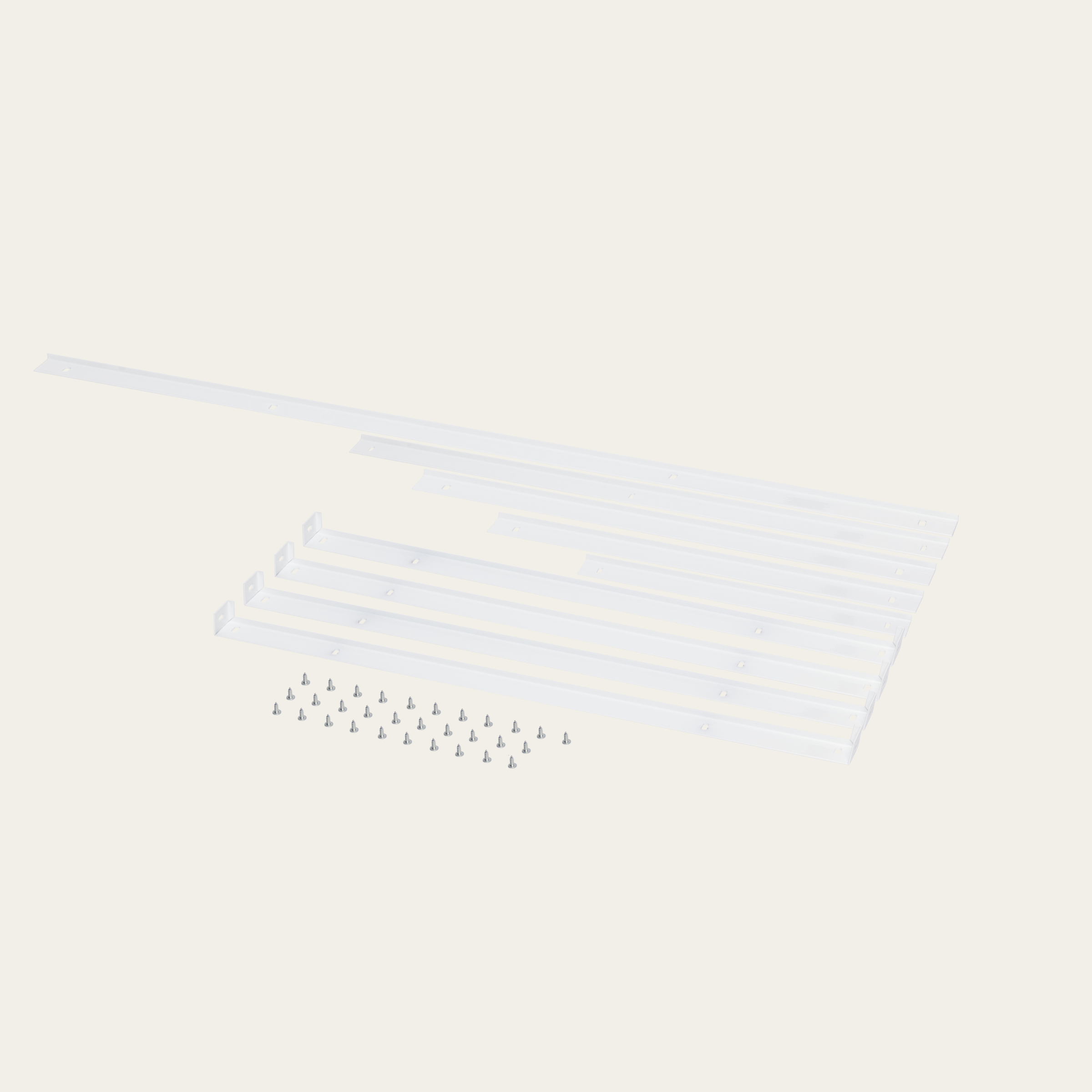 Set cornice decorativa Bianco