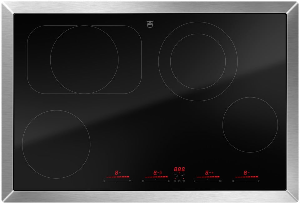V-ZUG Table de cuisson CookTop V6000 A804B, Corps dechauffe à rayonnement