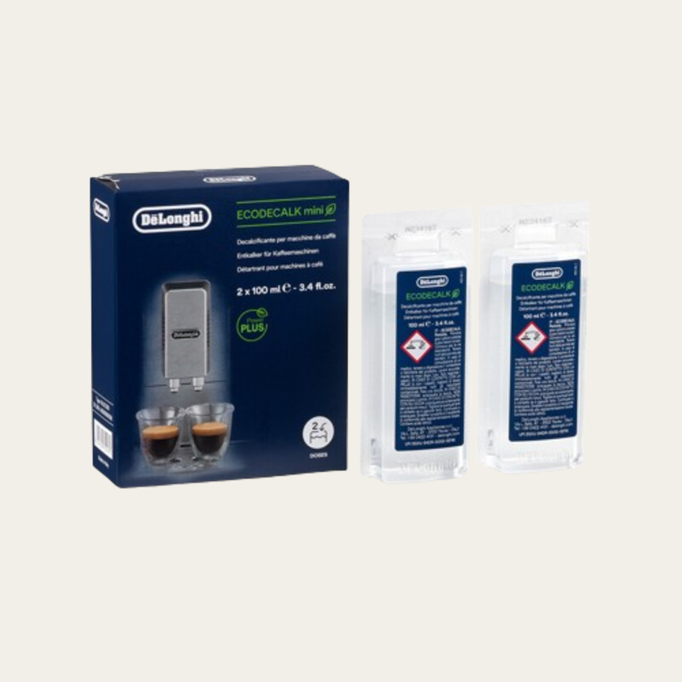 EcoDecalk Mini, Entkalker für Kaffeevollautomat, 2x 100 ml (AT, CH, DE, FL, IT) - Sicherheitshinweise beachten!