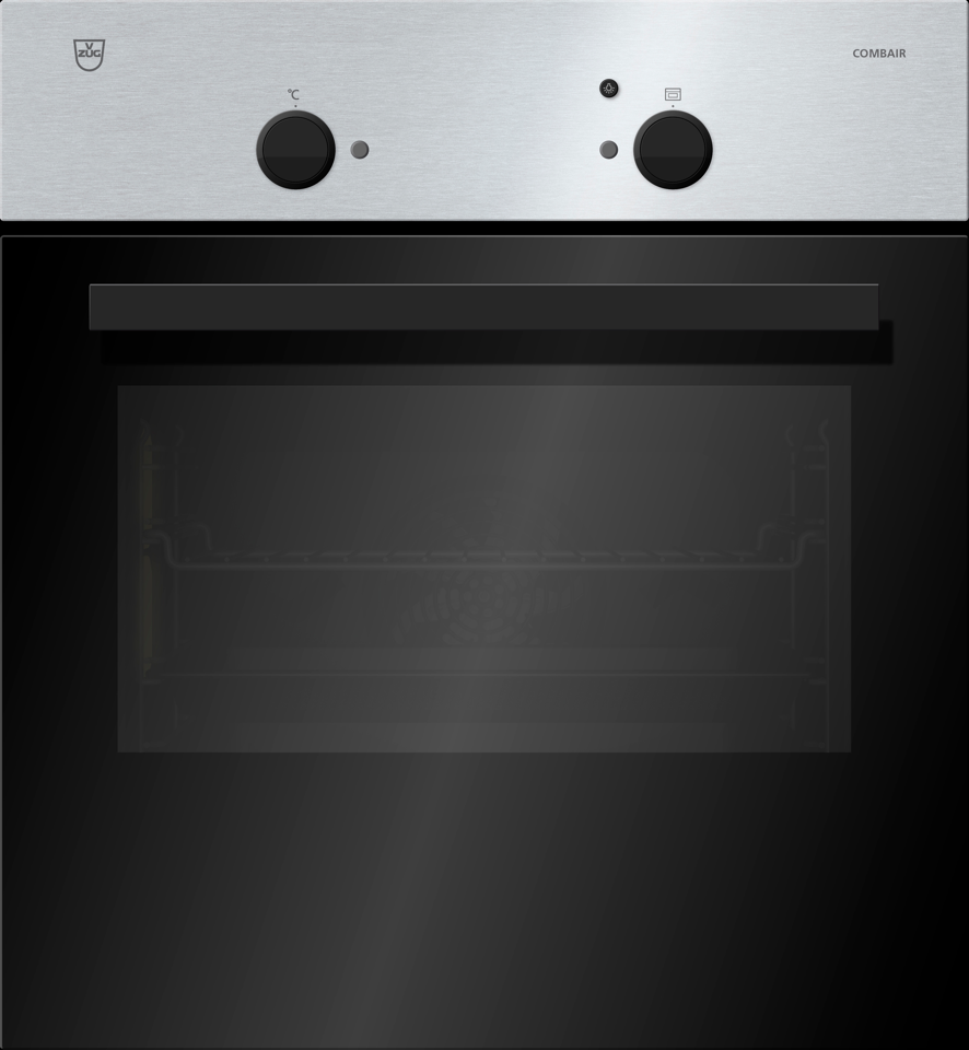 V-ZUG Backofen Combair, Breite 60 cm, Design ChromeClass, Designgriff Nero, 400V