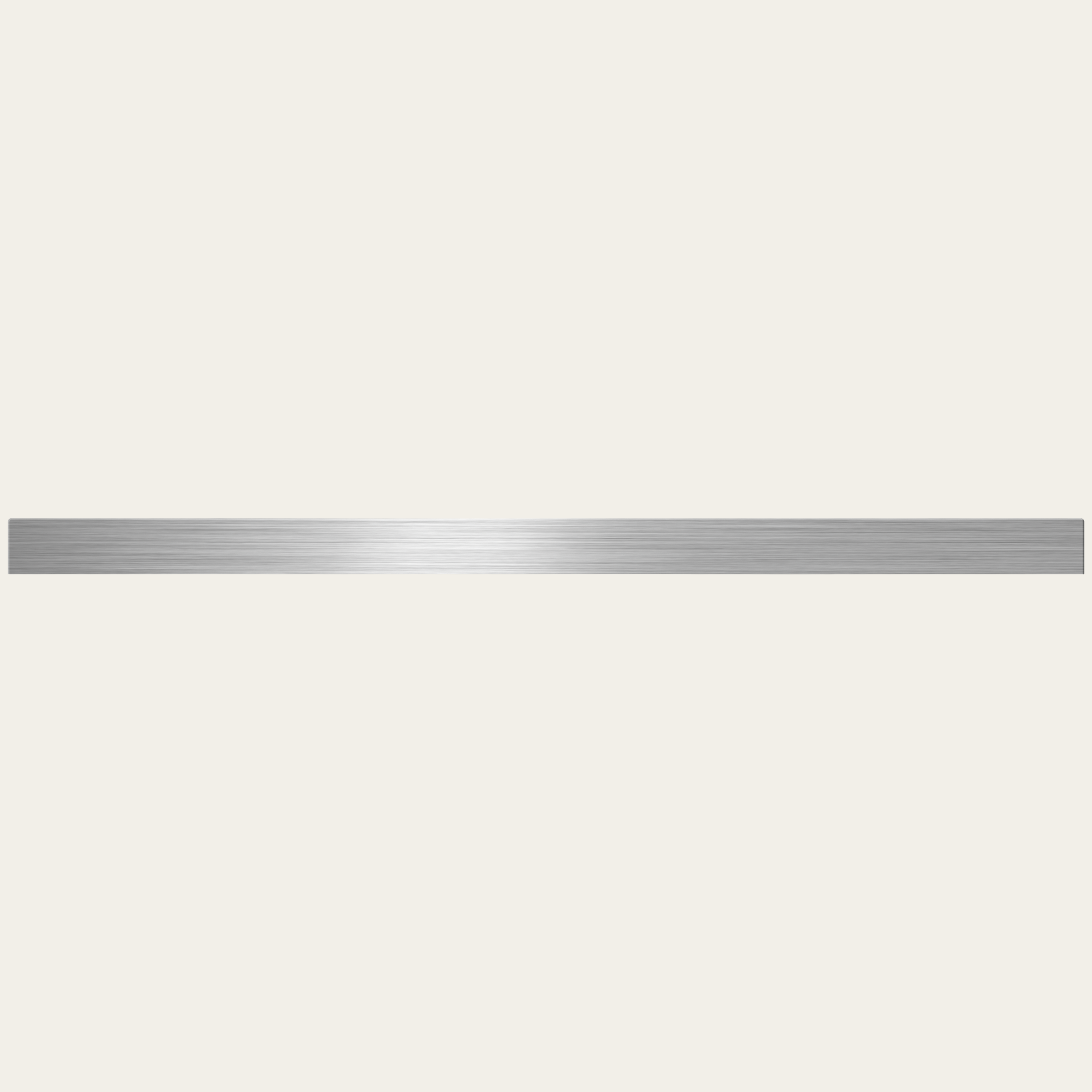 Mascherina per incasso sottopiano, ChromeClass, larghezza 60 cm, altezza 30 mm