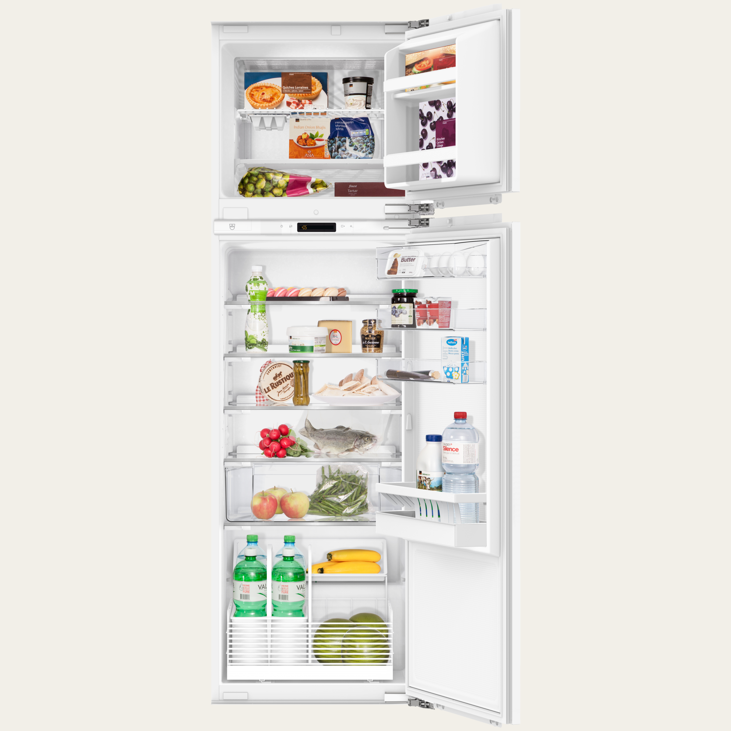 V-ZUG Refrigerators, Noblesse eco, Standard width: 60 cm, Standard height: 177.8 cm, Fully integratable, Door hinge: Left, TouchControl, Bottom box, NoFrost, Fresh control zone