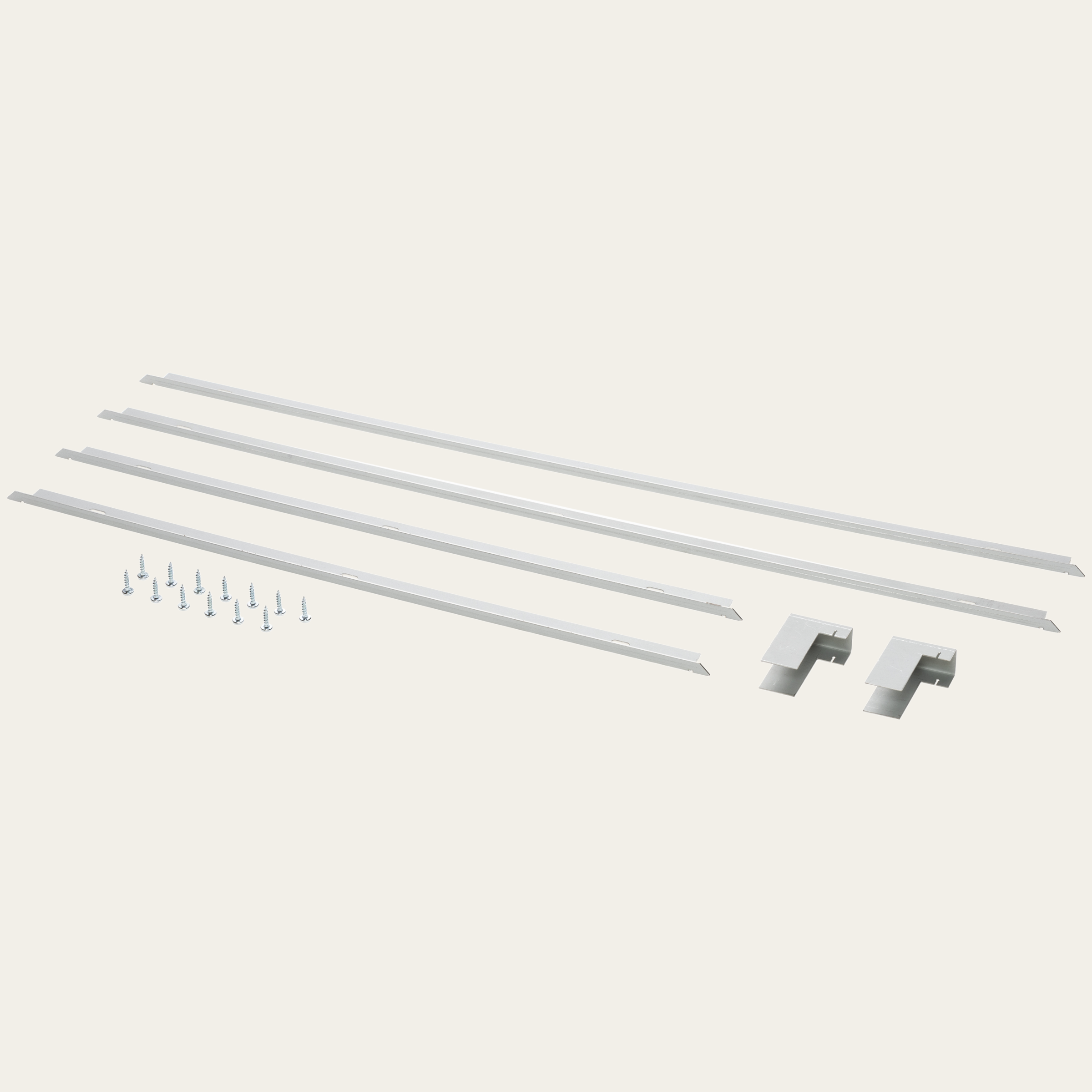 Kit d’équerres de support, à fleur, taille 70