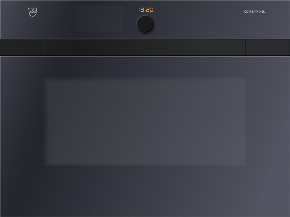 V-ZUG Oven Combair XSL, Black Glass, retractable handle, 230 or 400V