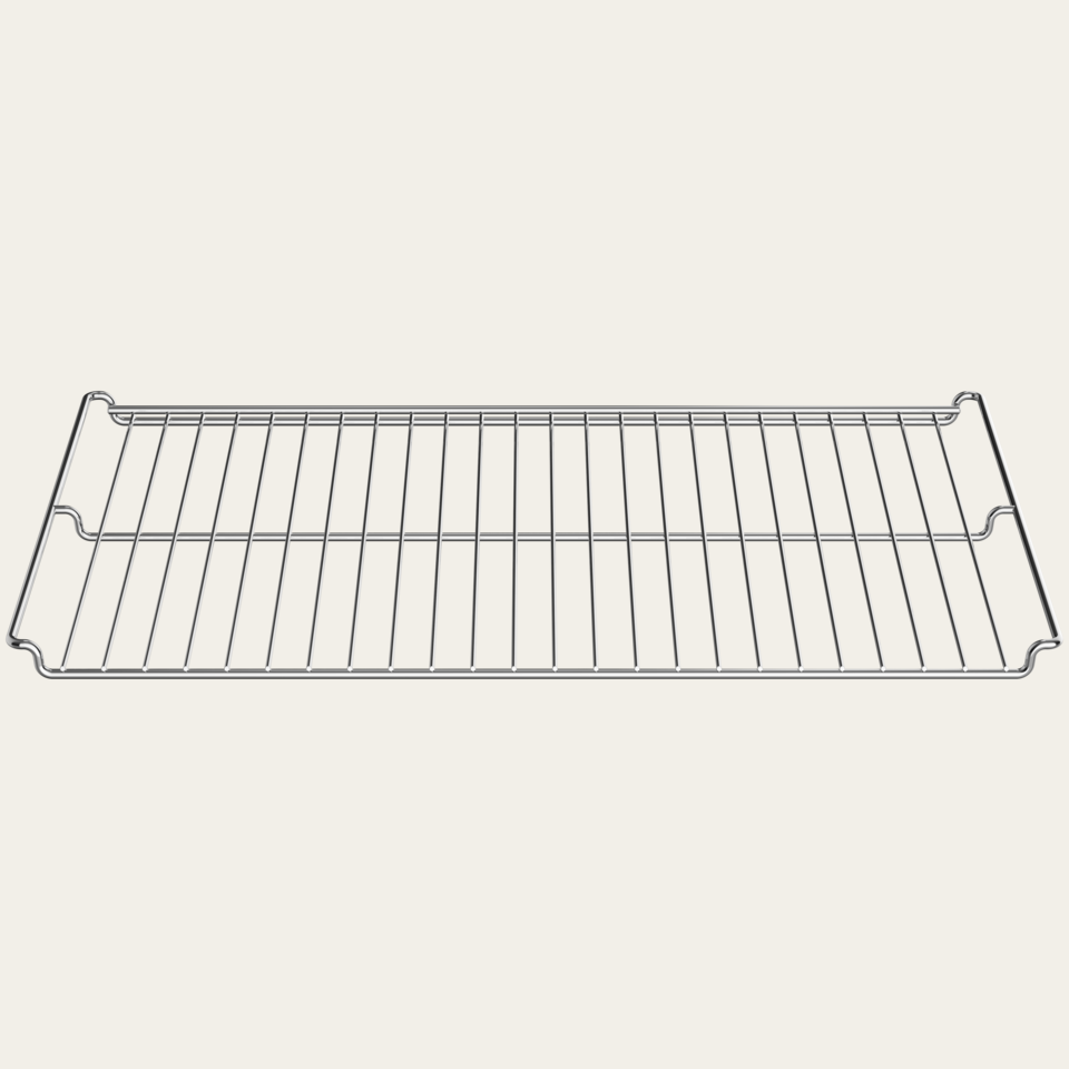 Grille, inox, L 629 x P 370 mm