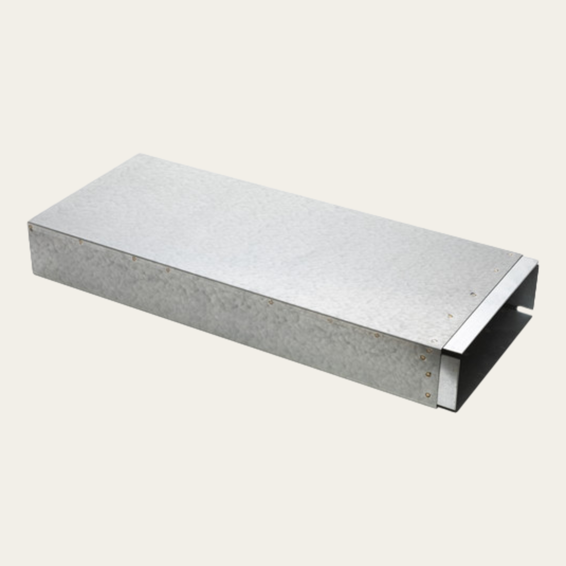 Reinforced flat channel, length 600mm, 254x82mm