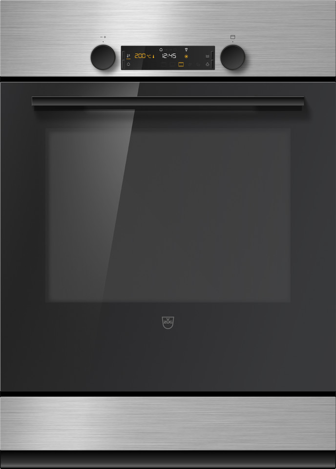 V-ZUG Backofen Combair V600, Breitennorm: 55 cm, Höhennorm: 76.2 cm, ChromeClass, Griff: Nero, Einbau in Unterschrank, Drehschalter, V-ZUG-Home, Geräteschublade beheizbar