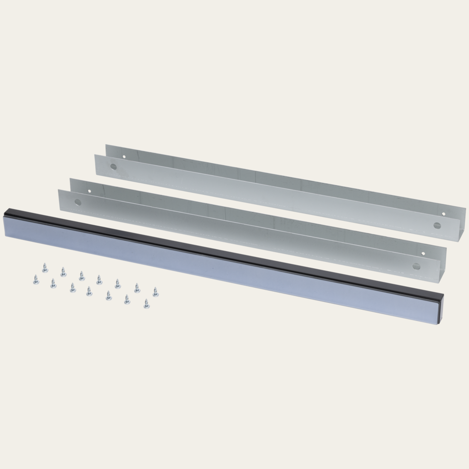 Cornice adattrice, vetro a specchio, larghezza 60 cm, altezza 3,5 mm