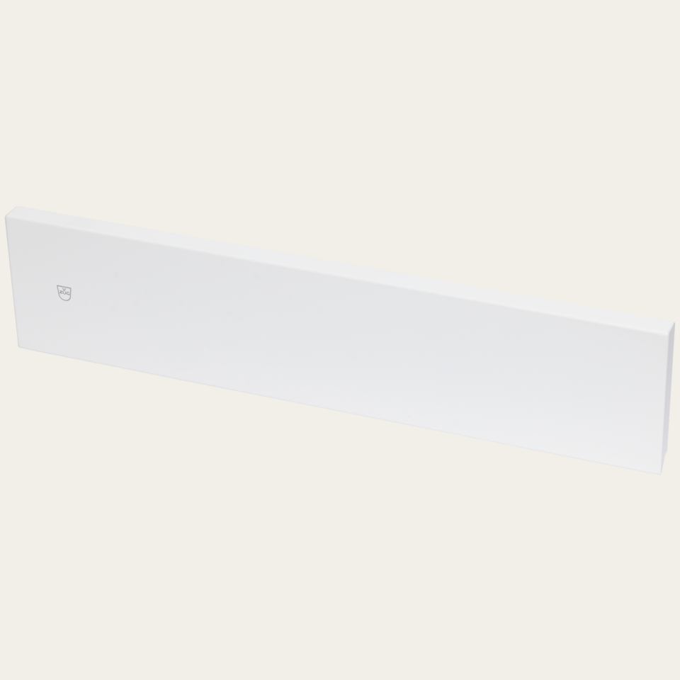 Front panel, W 546 x H 124 mm, White