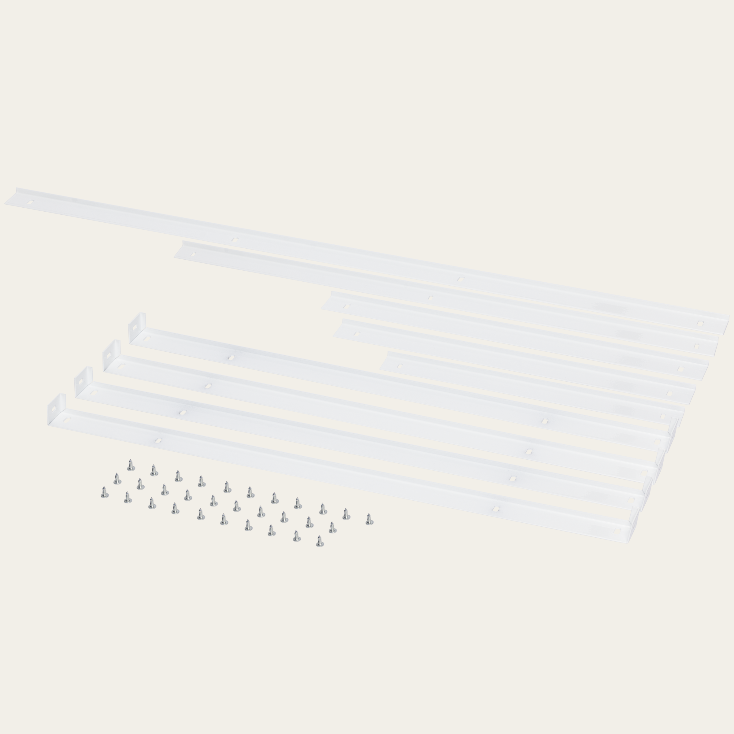 Set cadre-décor Blanc
