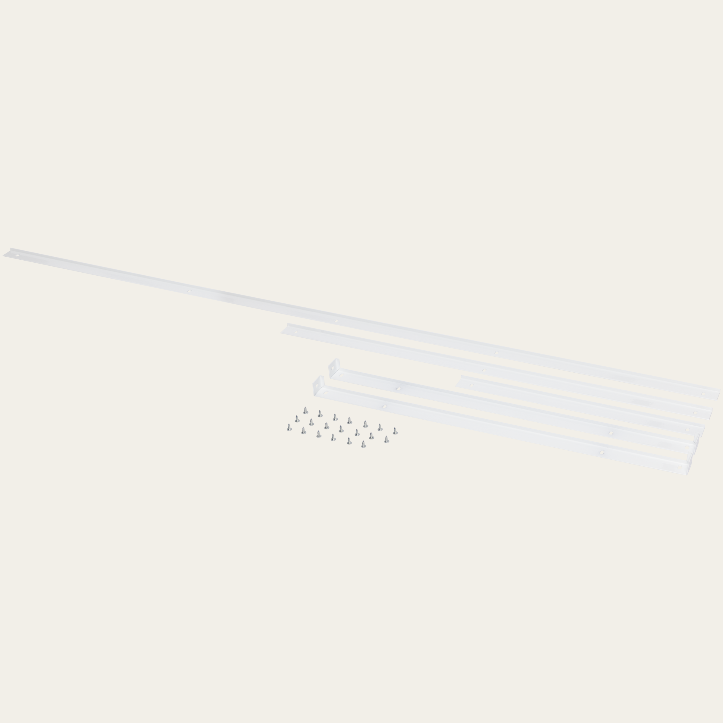 Set cornice decorativa Bianco