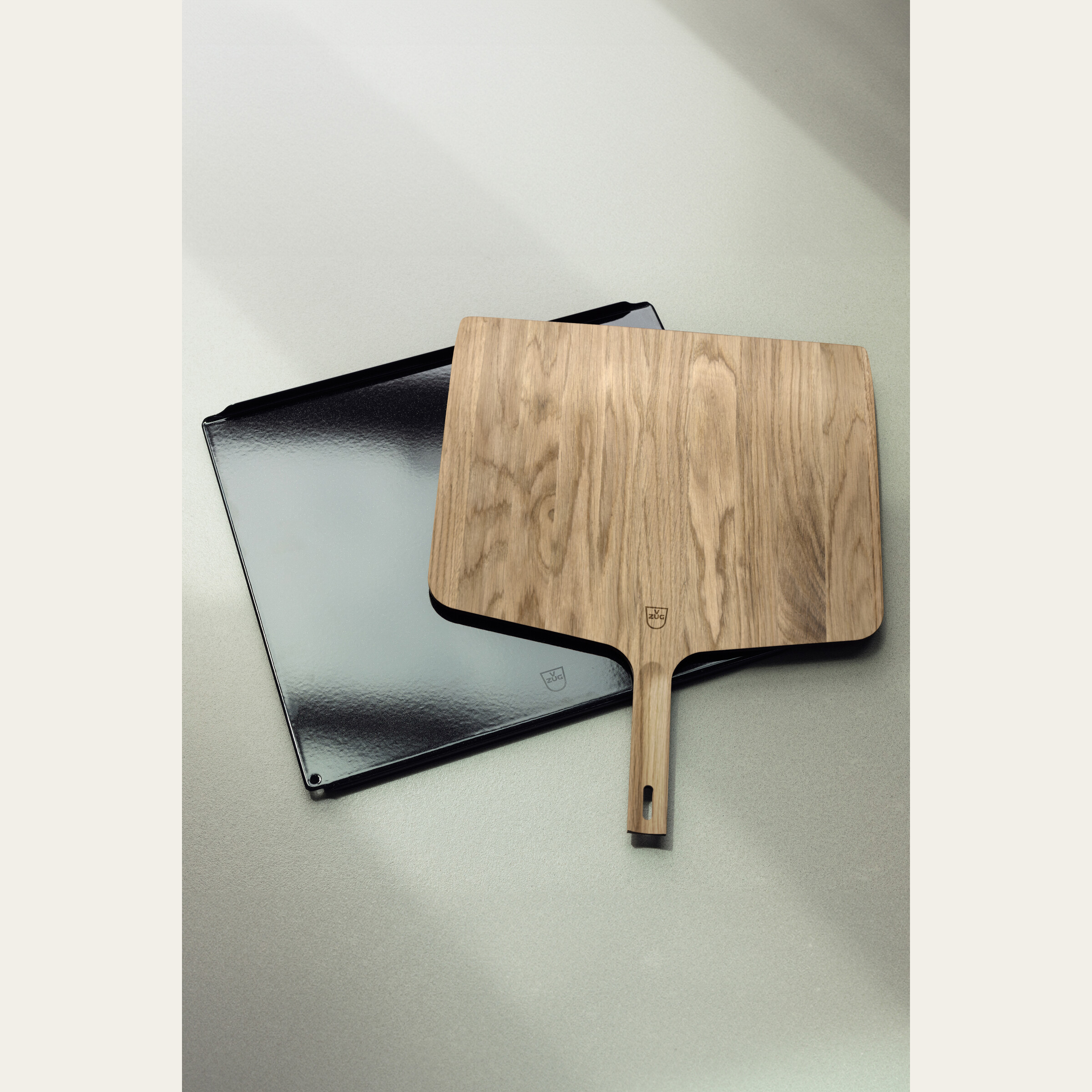 Set à pizza (avec pelle en bois de chêne)