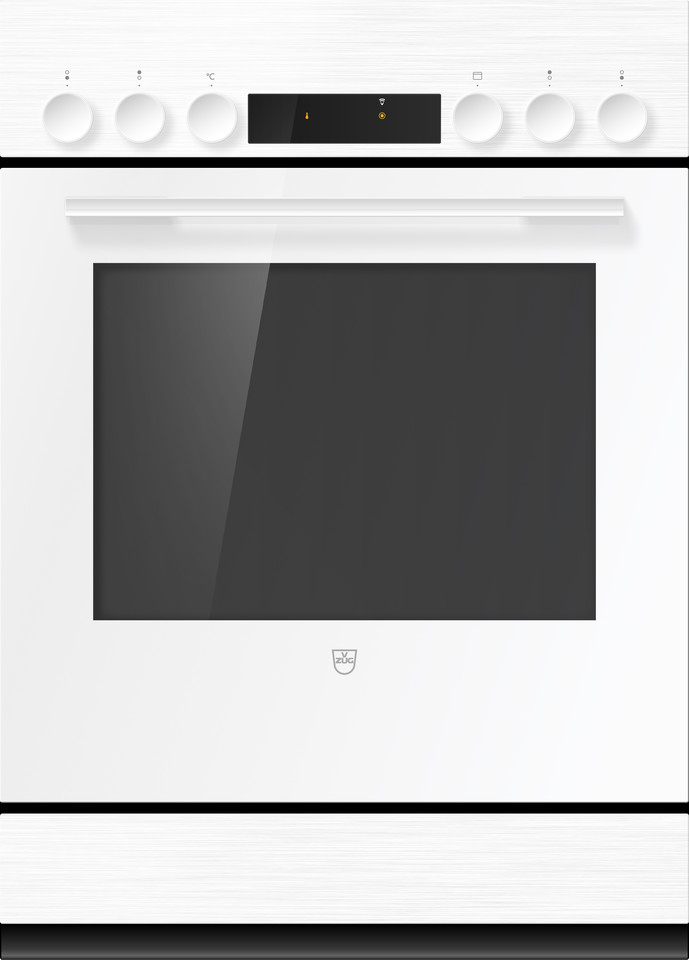 V-ZUG Cucina Combair V200, Standard di larghezza: 55cm, Norma per l'altezza: 76.2 cm, Bianco, Maniglia: bianco, interruttore girevole, V-ZUG-Home, Cassetto dell'apparecchio, Numero di zone di cottura utilizzabili: 4