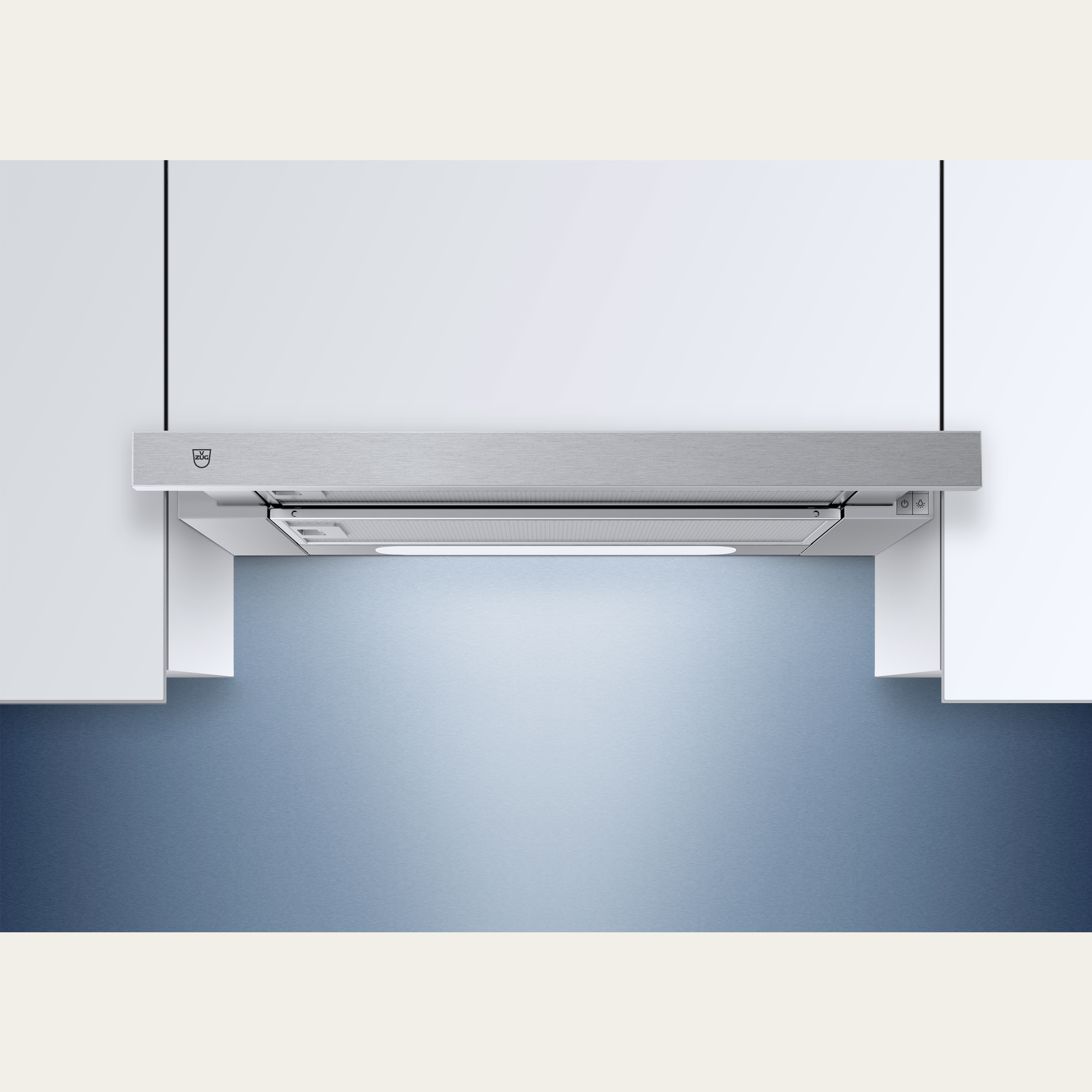 V-ZUG Hotte à encastrer DF6, largeur 60 cm, design ChromeClass