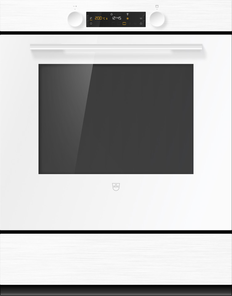 V-ZUG Backofen Combair V600, Breitennorm: 60 cm, Höhennorm: 76.2 cm, Weiss, Griff: Weiss, Drehschalter, V-ZUG-Home, Geräteschublade beheizbar