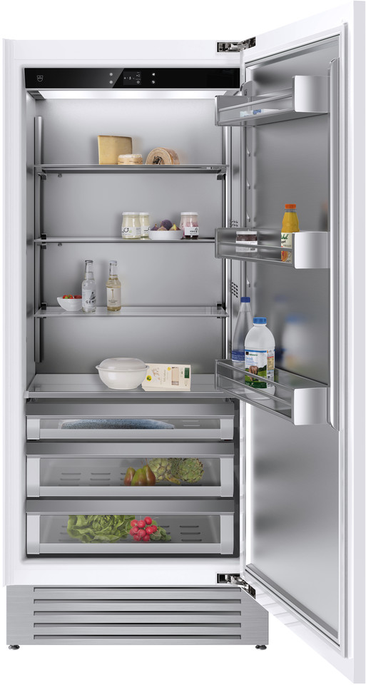 V-ZUG Refrigerator/freezer Cooler V6000 Supreme, Standard width: 90 cm, Standard height: 205 cm, Fully integratable, Door hinge: Right, Energy efficiency rating: A++, TouchControl