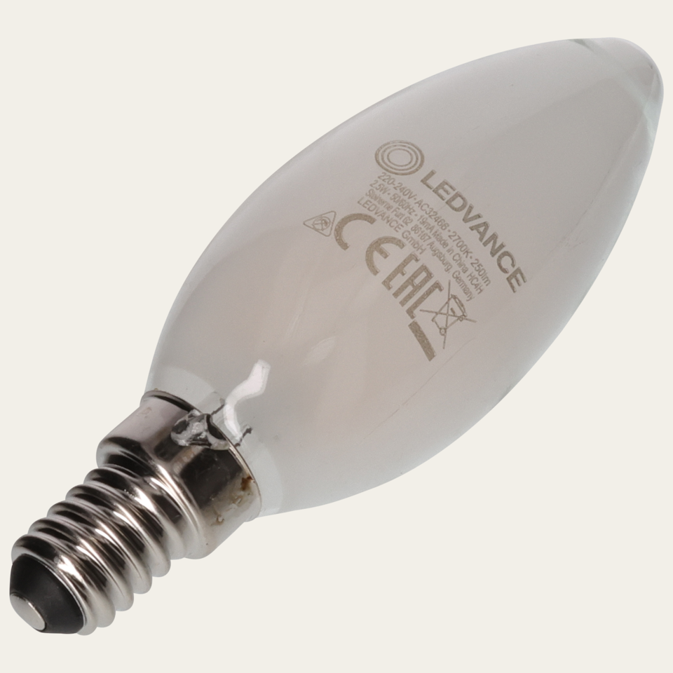 LED E14 2.8W candle bulb (Osram) 2700 Kalvin
