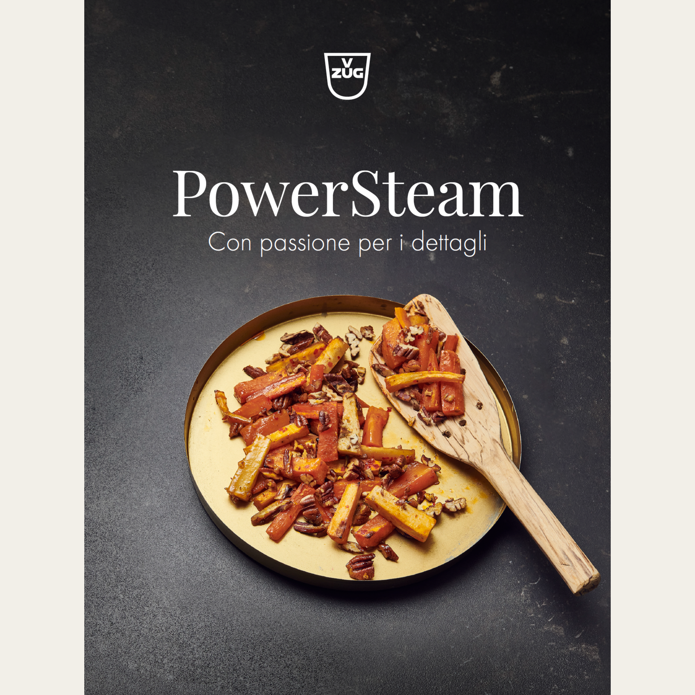 Recipe book 'PowerSteaming – With a passion for Details' in Italian