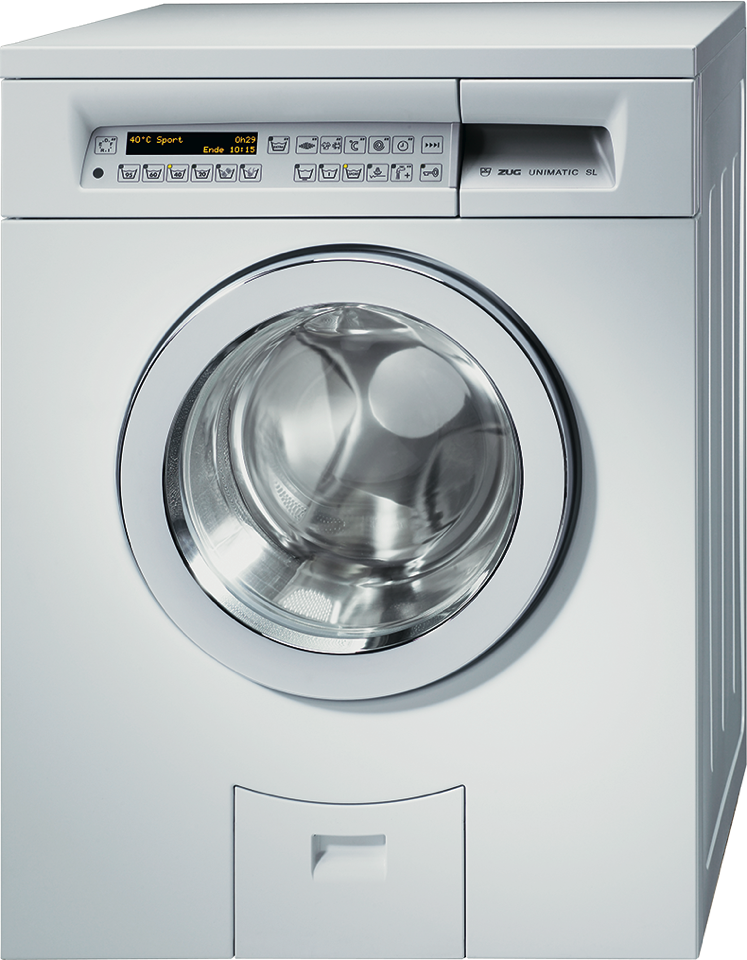 V-ZUG Waschautomat Unimatic SL, 8 kg, Blende ChromeClass, Türbandung links, 400V, A+++