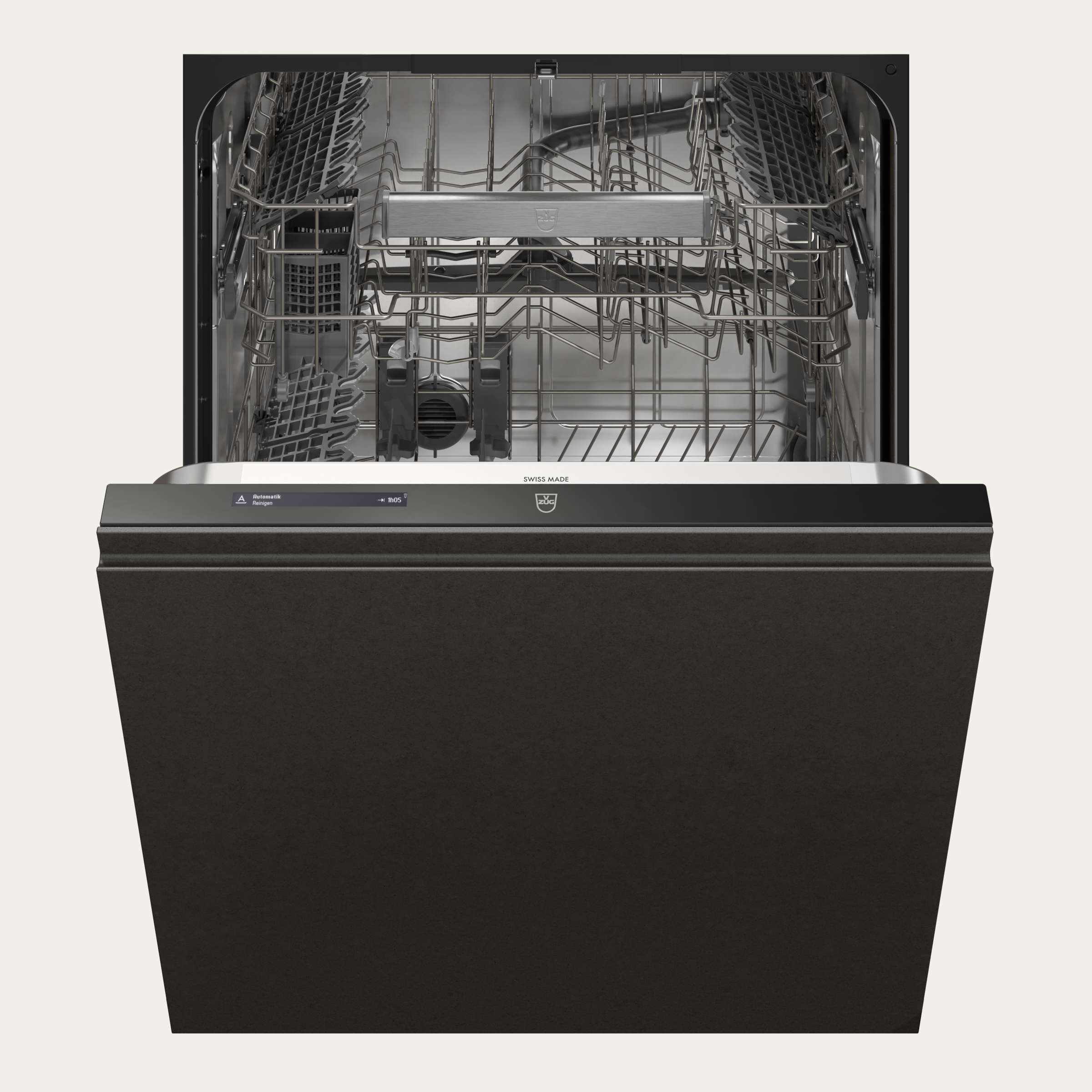 V-ZUG Dishwasher AdoraDish V4000 V, Standard width: 60 cm, Fully integratable, V-ZUG-Home, LCD