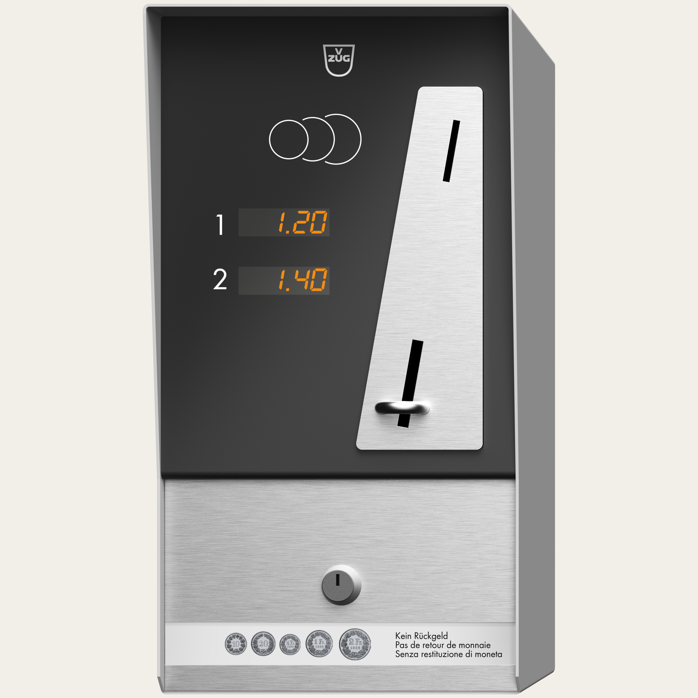 V-ZUG Kassiersystem Coin-System 2, für Betrieb von 2 Geräten