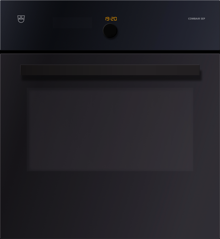 V-ZUG Backofen Combair SEP, Breite 60 cm, Design Spiegelglas, Designgriff Nero, 230 oder 400V, pyrolytische Selbstreinigung