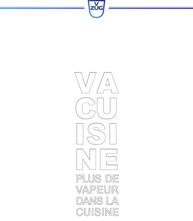 Broschüre Vacuisine 'Mehr Dampf in der Küche' Französisch