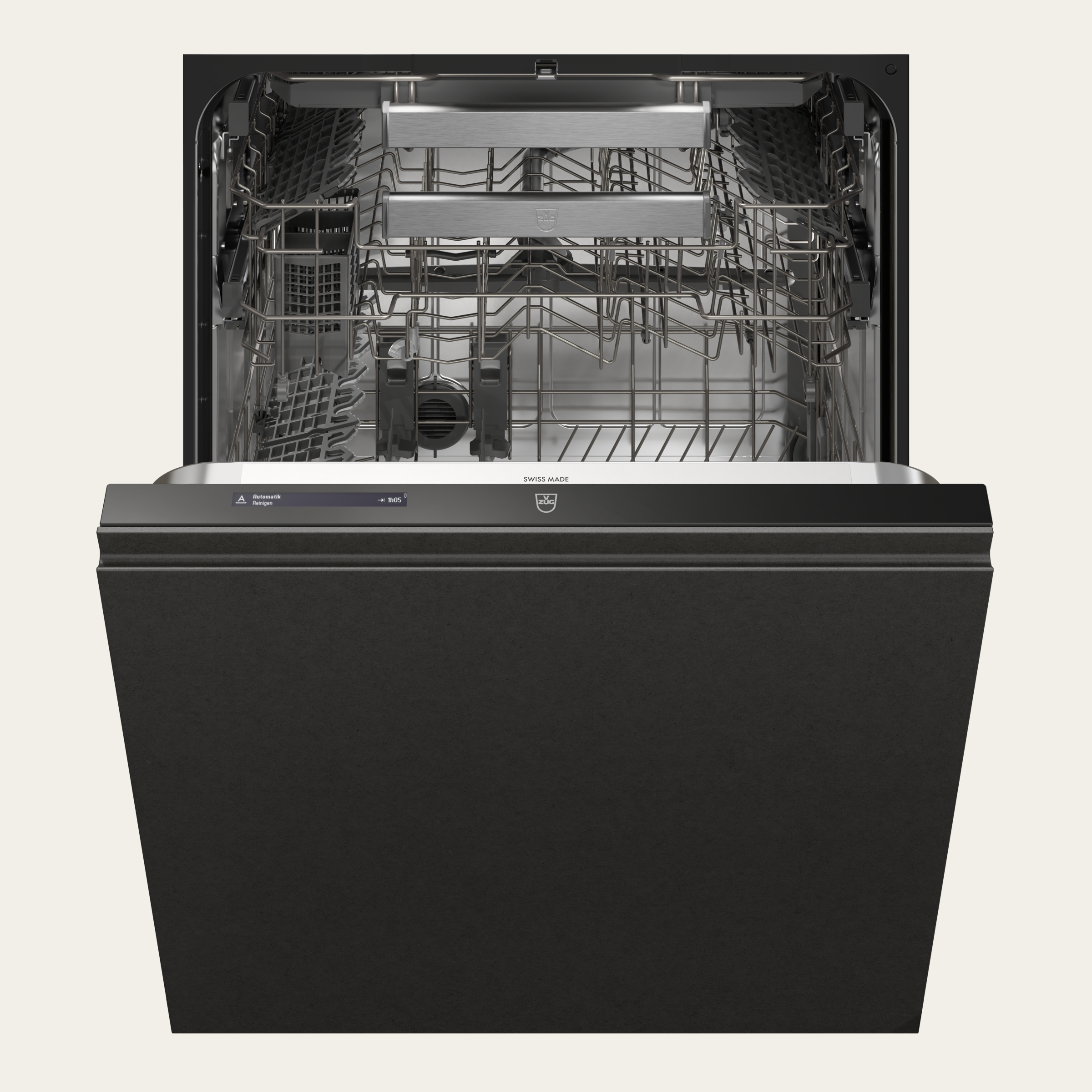 V-ZUG Lavavajillas AdoraDish V6000 VGB, Anchura estándar: 60 cm, Totalmente integrable, Volumen, V-ZUG-Home, Cajón para cubiertos ergoPlus con SoftSlide, Pantalla LCD