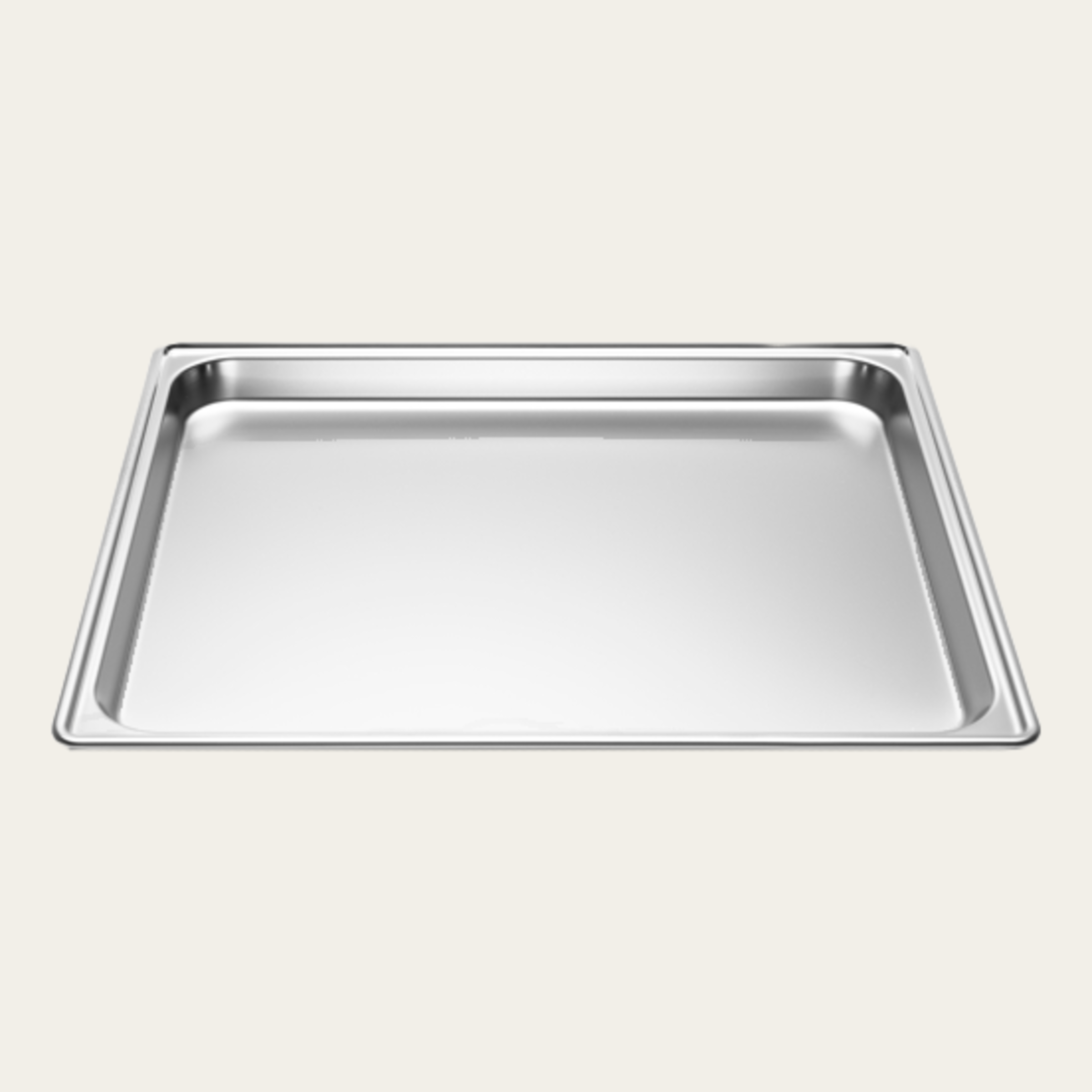 Plaque en acier inox sans trous, 430 x 370 x 25 mm