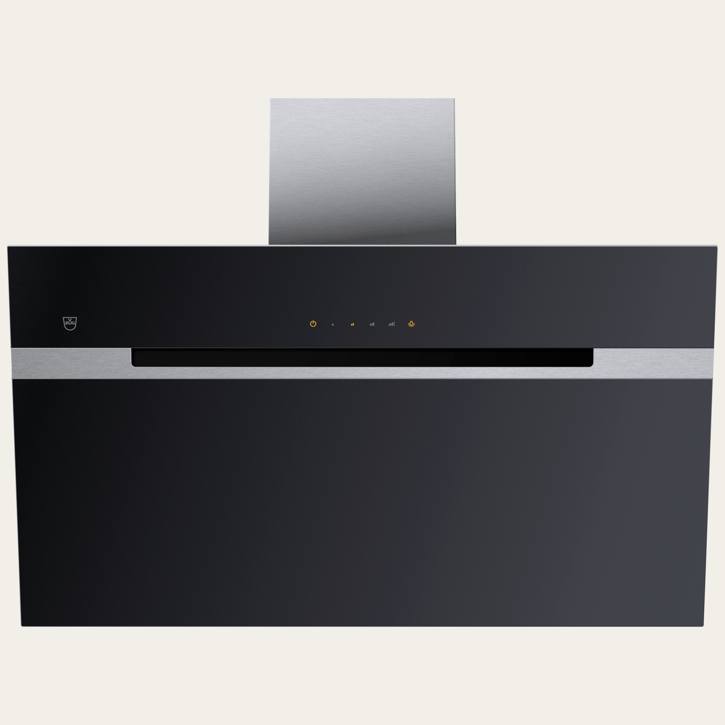 V-ZUG Dunstabzug AiroClearWand V2000 V90, Breitennorm: 90 cm, BlackDesign, Energieeffizienzklasse: A, Abluft, TouchControl