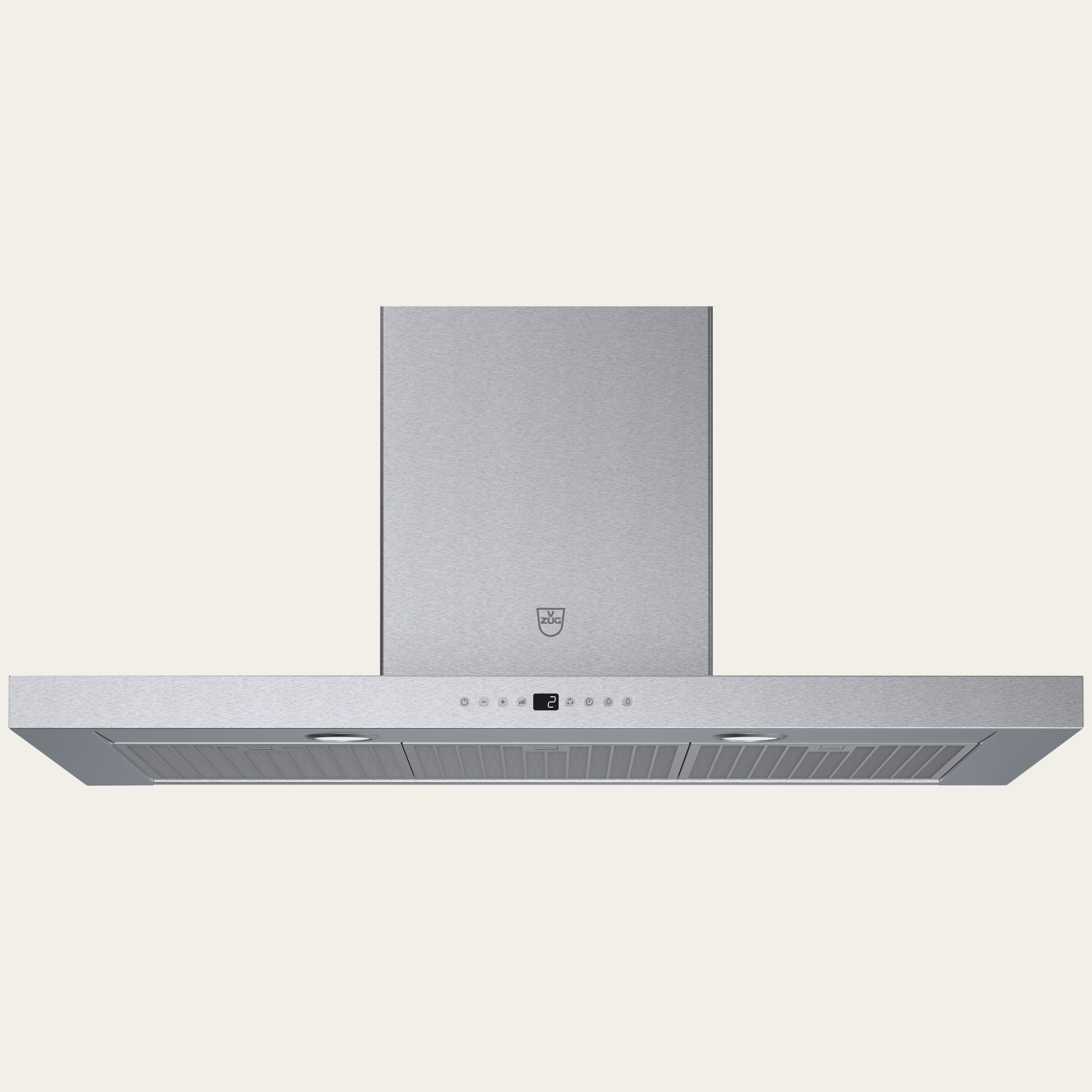 V-ZUG Hotte murale DW-QS9, largeur 90 cm, régénération de l'air, filtre excl., design ChromeClass