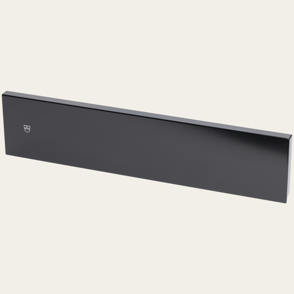 Front panel, W 546 x H 124 mm, Nero