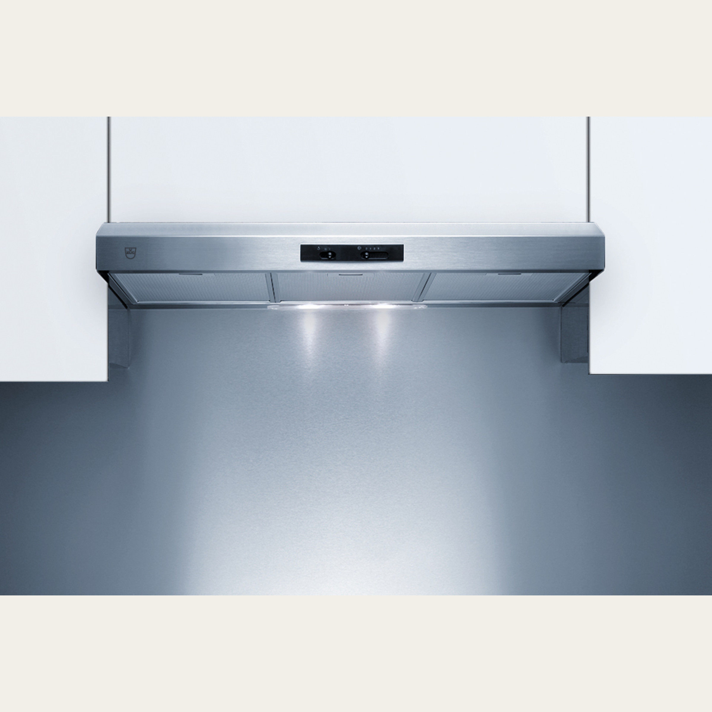 V-ZUG Cappa aspirante, AiroClearIncasso V200, Standard di larghezza: 60.0 cm, ChromeClass, circolazione dell'aria, Interruttore a cursore, Cappa sottopensile incassata