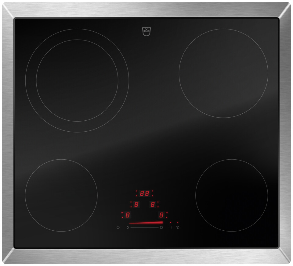V-ZUG Table de cuisson CookTop V4000 A604, Corps de chauffe à rayonnement, Norme