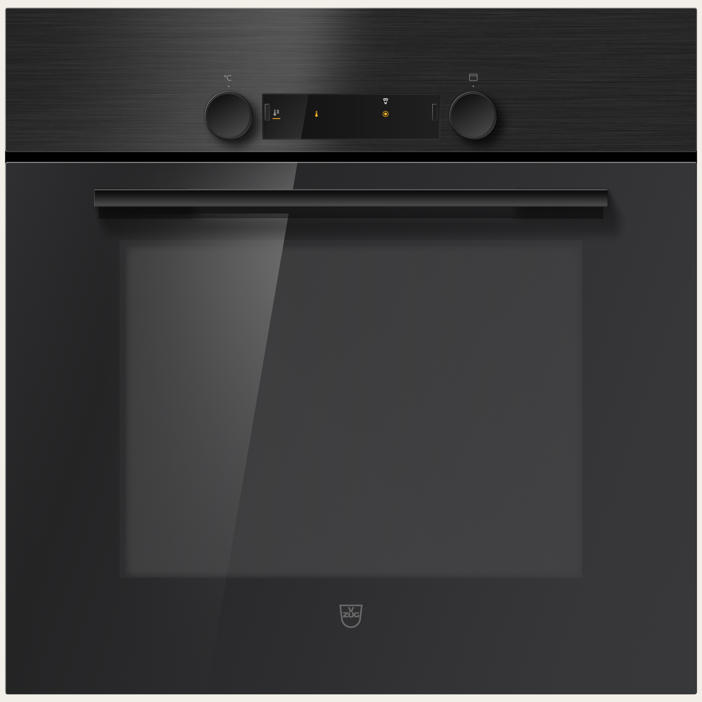 V-ZUG Backofen Combair V400, Breitennorm: 60 cm, Höhennorm: 60 cm, Nero, Griff: Nero, Einbau in Unterschrank, Drehschalter, V-ZUG-Home