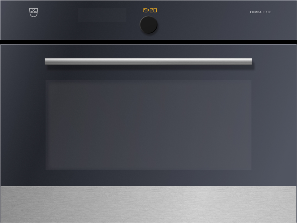 V-ZUG Oven Combair XSE, Standard width: 60, Standardheight: 45.0, ChromeClass, Handle: rod handle, chrome, TouchControl and adjusting knob, TopClean