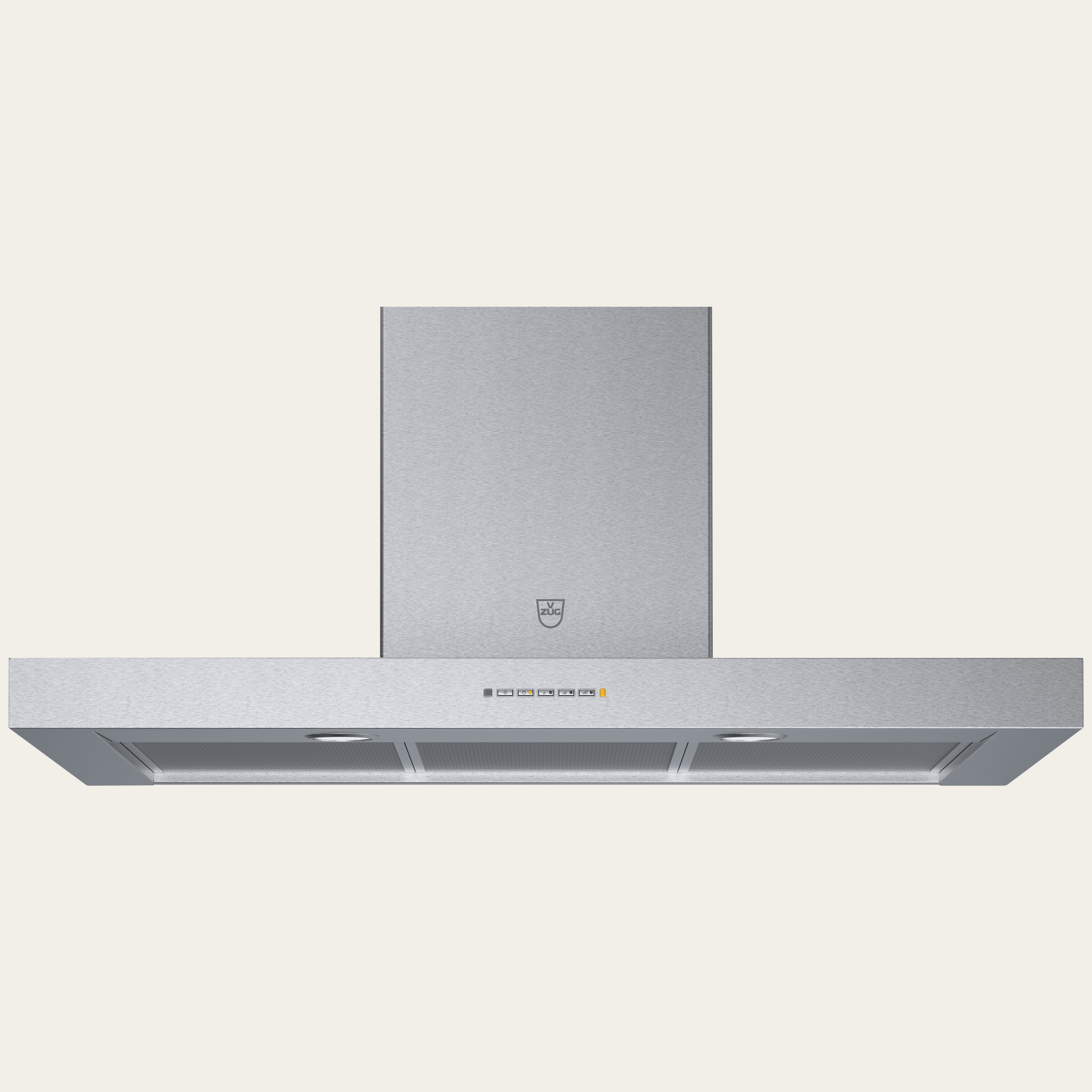 V-ZUG DW-E9 wall hood, width 90 cm, extracted air, ChromeClass design, incl. telescopic casing